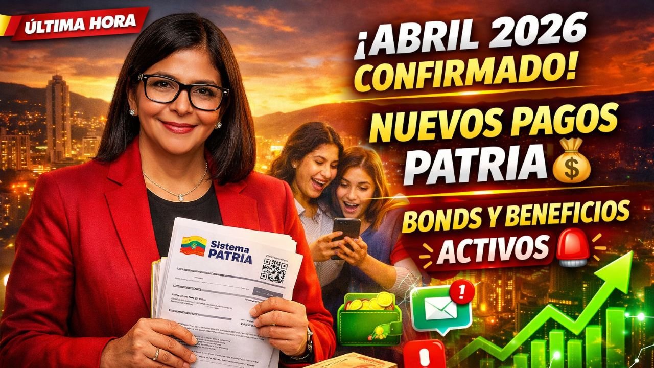 Abril 2026 en Venezuela: Nuevos Pagos del Sistema Patria y Beneficios que No Puedes Perder