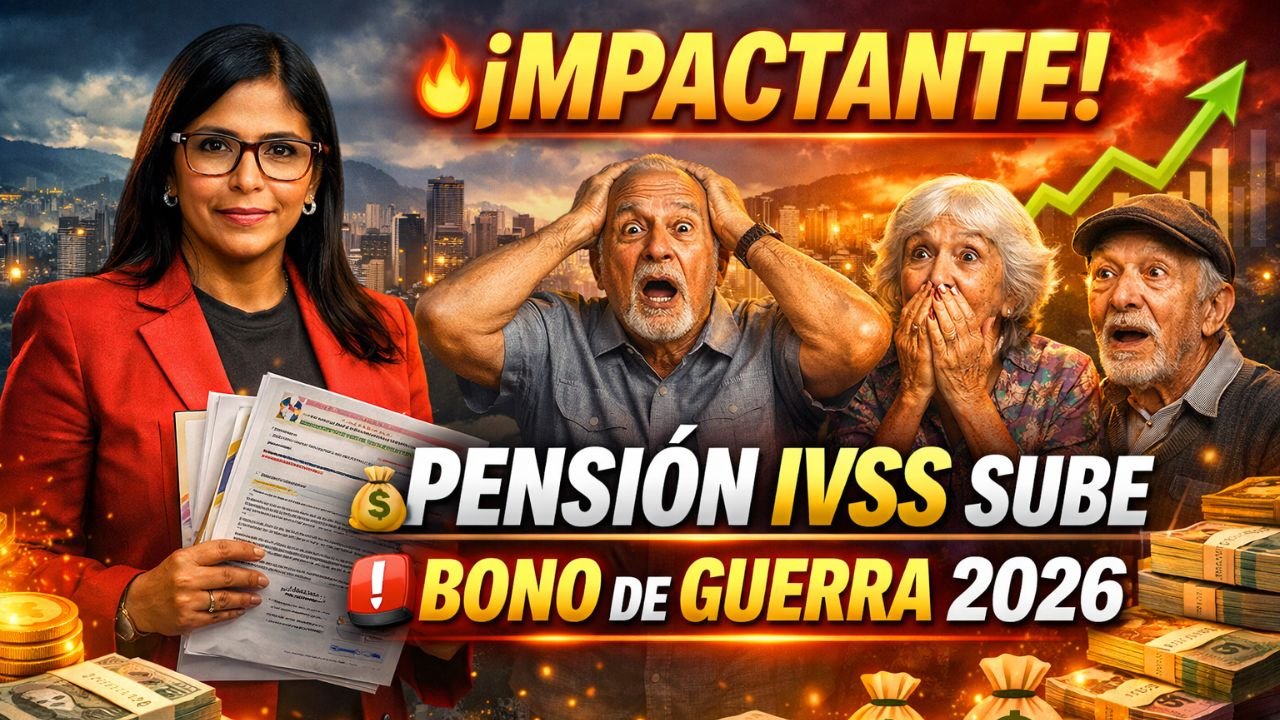 ¡Impactante! Aumento de la Pensión IVSS y Bono de Guerra en abril 2026 sorprende a todos